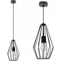 Light11 HOME Suspension Loft en fil métallique E27 – Lampe suspendue Plafonnier Design industriel