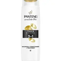 Pantene Shampoing Pro-V Active Nutri Plex Thick&Strong pour cheveux fragiles et abîmés 3 en 1 325 ml