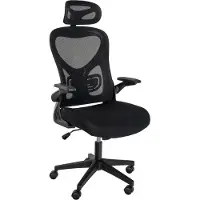 BellaFurn Chaise de bureau ergonomique - Chaise de bureau - Confort d'assise maximal et design moderne | Couleur : noir
