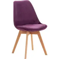 BellaFurn Chaise de salle à manger confortable - Chaise de cuisine - Rembourrage facile d'entretien | Couleur : Violet | Matériau : Souple