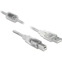 DeLOCK 83894 câble USB USB 2.0 2 m USB A USB B Transparent