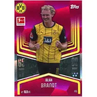 Topps FT11 - Julian Brandt - Flex Tech NUMÉROTÉ 76/99 ROSE - 2024/2025