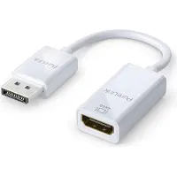 PureLink Adaptateur DisplayPort vers HDMI - 4K60 - iSe (HDMI, 10 cm), Adaptateur données + vidéo, Blanc
