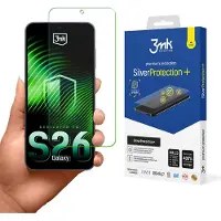 3mk Protection - SilverProtection+ - Samsung Galaxy S26 - Clear (1 pcs, Samsung Galaxy S26), Téléphone portable : film de protection, Transparent
