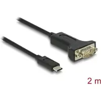 DeLOCK USB Type-C vers RS-232 DB9, 2m. -