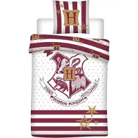 Harry Potter - Parure De Lit 140x200cm - Poudlard '100% Bio Coton