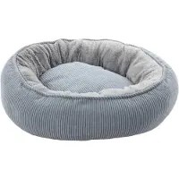 Flamingo Lit pour chien fermeture éclair Colette Rond 46 cm Bleu