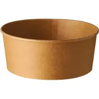 Papstar Saladier Pure 750 ml, 50 pièces, Contenant à usage unique, Marron