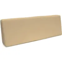 Pokar Coussin pour palette Coussins de palette avec housse amovible Canapé de palette, Taille:Coussin de dos 120 x 40, Couleur:Beige - Imperméable