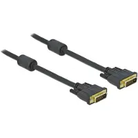 DeLOCK 83191 câble DVI 3 m DVI-D Noir