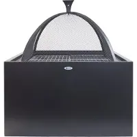 Heat Brasero 3 en 1 en métal (brasero + barbecue + table d'appoint)
