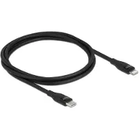 DeLOCK Daten und Ladekabel USB-C zu Lightning schwarz 1m MFi