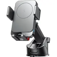 JOYROOM Wireless Charging Phone Holder for Car Dashboard, Adaptateur pour véhicule, Noir