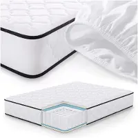 Akord matelas à ressorts ensachés 7 zones H3 140×190 cm avec protège-matelas