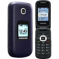 Samsung Gusto 3 SM-B311V Bleu Caméra double touches Sim Téléphone portable à clapet avec écran extérieur NOUVEAU