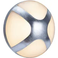 Nordlux Cross IP54 Applique d'extérieur durable, Variante : Ø 205 x 104 mm, E14, 15 W, acier galvanisé
