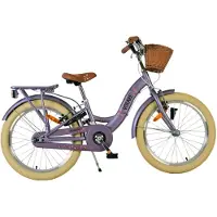 Volare Vélo enfant Blossom - Fille - 20 pouces - Violet - Deux freins à main