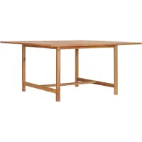 The Living Store La table de jardin "Living Store", dimensions 150x150x76 cm, en bois massif de teck