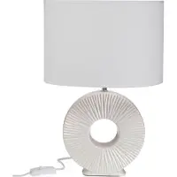 Versa Lampe de table Agera Blanc