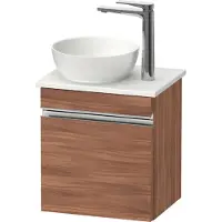 Duravit Sivida Meuble sous-lavabo sur console, charnières à droite, poignée profilée chromée, 400x325x440mm, SV4656R10790000