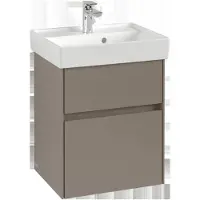 Villeroy & Boch Collaro Meuble sous-lavabo, 2 tiroirs, lavabo au centre, 460x546x374mm, C00600AH