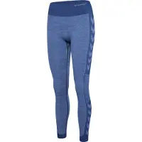 Hummel Mt Shine Seamless Mw Leggings Bleu XS Femme