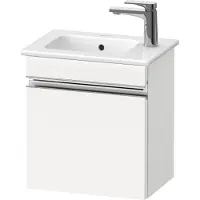 Duravit Sivida bâti-support pour lavabo, charnières à droite, poignée profilée chromée, 400x287x443mm, pour ME by Starck, SV4642R10180000