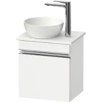 Duravit Sivida Meuble sous-lavabo sur console, charnières à droite, poignée profilée chromée, 400x325x440mm, SV4656R10180000