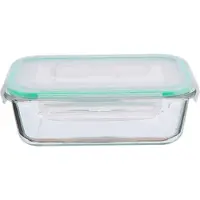 Castey Lunchbox C-ABO1040 Durchsichtig Borosilikatglas rechteckig 1040 ml, Lunch box, Transparent