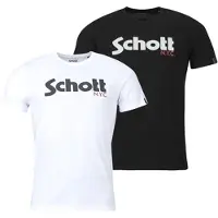 Schott T-shirt TS PK LOGO hommes - Multicolore - EU S