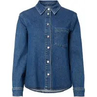 Pieces Chemisier 'PCSilke' bleu foncé