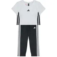 Adidas Ensembles de survêtement ESSENTIALS T-SHIRT SET filles - Blanc - 6 / 7 ans
