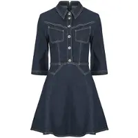 Morgan's Pomade Robe courte REXAS femmes - Bleu - FR 34