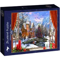 Bluebird Puzzle Puzzle Christmas Mountain View - 1000 pièces