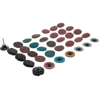 Bgs 6649 | Jeu de disques / plateaux de ponçage | Ø 50 mm | 35 pcs.
