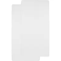 Meyco molton stretch drap-housse 2-pack 70x140/150 blanc (140 x 70 cm)