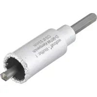 Wolfcraft Trépan Maçonnerie - - 3893000 - Ø 33 mm - Profondeur de Coupe 55 mm - Carbure de Tungstène