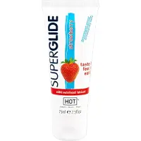 Hot - Lubrifiant comestible goût fraise - 75ml