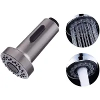 OEM Nain de jardin amovible pour baignoire - Douchette escamotable - Bras d'évacuation de cuisine - Pièce de rechange pour robinetterie - Douchette à 2 jets - G1/2