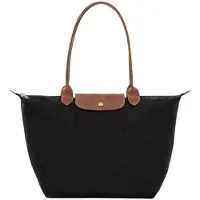 OEM Sac noir de taille moyenne - Sac élégant pour femmes - Sac de voyage - Longue anse - Idéal pour faire les courses, aller au travail, voyager et pour un usage quotidien.