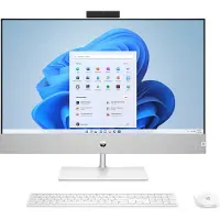 HP Pavilion AiO PC | 27 inch QHD IPS Display | AMD Ryzen 5 5625U | 16 GB DDR4 RAM | 512 GB SSD | AMD Radeon graphics | Windows 11 Home | QWERTZ toetsenbord | wit