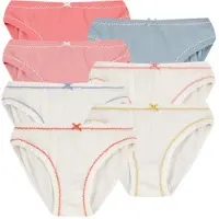 Petit Bateau Culottes & slips 7 CULOTTES filles - Multicolore - 8 ans