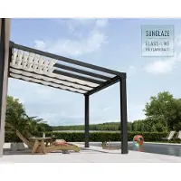 Palram - Canopia - Stores De Toit 3,4x3,7m Blanc 705918