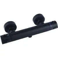 Cornat Thermostat de douche ALAN / NOIR Noir