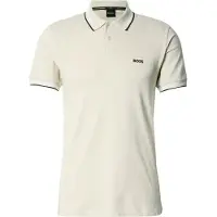 BOSS pour homme. 50506193 Polo Paul (S), Beige, Casuel, Coton, Manche courte