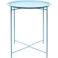 Esschert Design Table d'appoint bleue