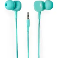 Tellur Basic Sigma Ecouteurs intra-auriculaires filaires avec microphone, bleu