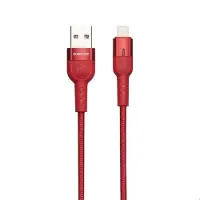 Borofone Starlight - Câble de connexion USB à Lightning de 1,2 m (rouge)