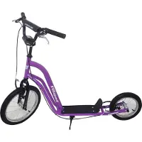 Kubisport Scooter avec roues gonflables 16/12" Hurricane violet