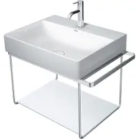 Duravit DuraSquare console en métal 66,5x45,1cm, pour lavabo 235360, montage mural, 0031021000